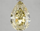 3.01ct Pear Lab Grown Diamond (Colour Fancy Intense Gray Yellow, Clarity VS2, IGI Certified)