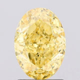 1.80ct Oval Lab Grown Diamond (Colour Fancy Vivid Yellow, Clarity VS1, IGI Certified)