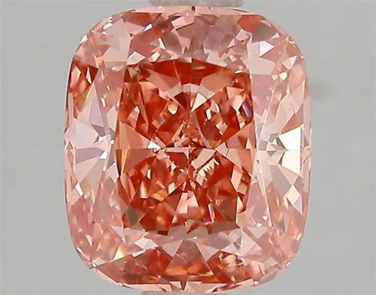 2.04ct Cushion modified Lab Grown Diamond (Colour Fancy Vivid Pink, Clarity VS1, IGI Certified)