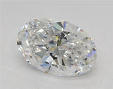 1.51ct Oval Lab Grown Diamond (Colour D, Clarity VVS2, IGI Certified)