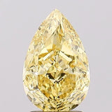 2.15ct Pear Lab Grown Diamond (Colour Fancy Intense Yellow, Clarity VVS1, IGI Certified)