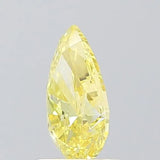 1.09ct Pear Lab Grown Diamond (Colour Fancy Vivid Yellow, Clarity IF, IGI Certified)