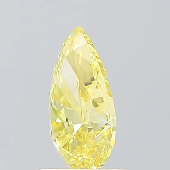 1.09ct Pear Lab Grown Diamond (Colour Fancy Vivid Yellow, Clarity IF, IGI Certified)
