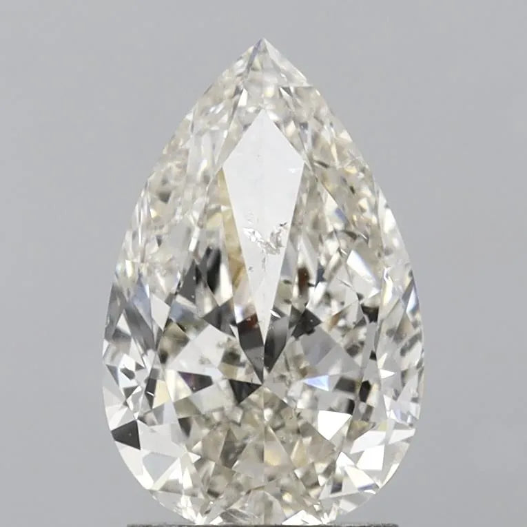2.00ct Pear Natural Diamond (Colour I, Clarity SI2, Cut VG, IGI Certified)