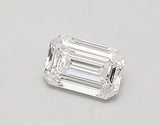 0.46ct Emerald Lab Grown Diamond (Colour D, Clarity VVS2, IGI Certified)