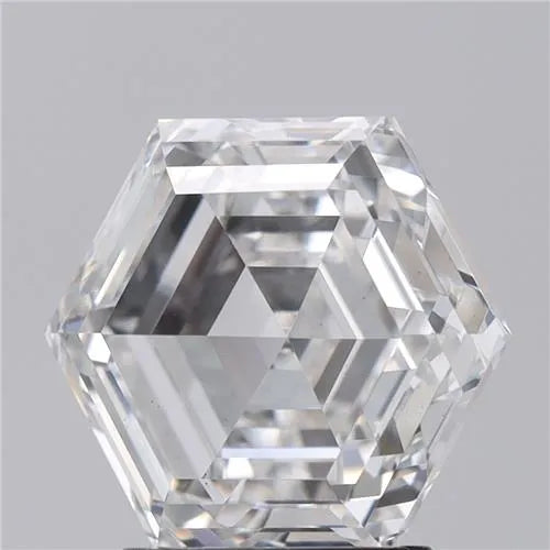 3.10ct Hexagonal Lab Grown Diamond (Colour F, Clarity VS1, IGI Certified)