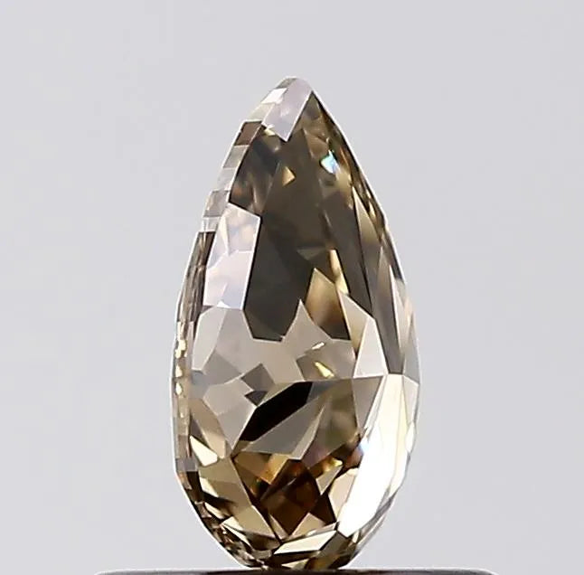 0.50ct Pear Natural Diamond (Colour Brown, Clarity VS1, Cut VG, IGI Certified)