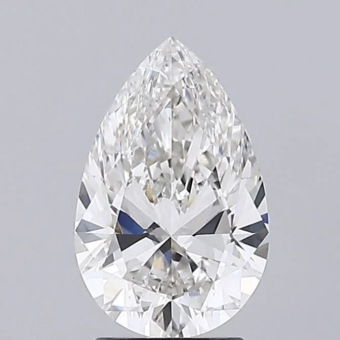2.17ct Pear Lab Grown Diamond (Colour G, Clarity VVS2, IGI Certified)