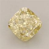 3.00ct Cushion modified Lab Grown Diamond (Colour Fancy Vivid Yellow, Clarity VS1, IGI Certified)