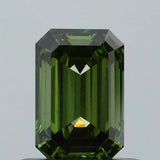 0.63ct Emerald Lab Grown Diamond (Colour Fancy Vivid Green, Clarity VS1, IGI Certified)