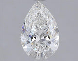 1.50ct Pear Lab Grown Diamond (Colour E, Clarity VVS1, IGI Certified)