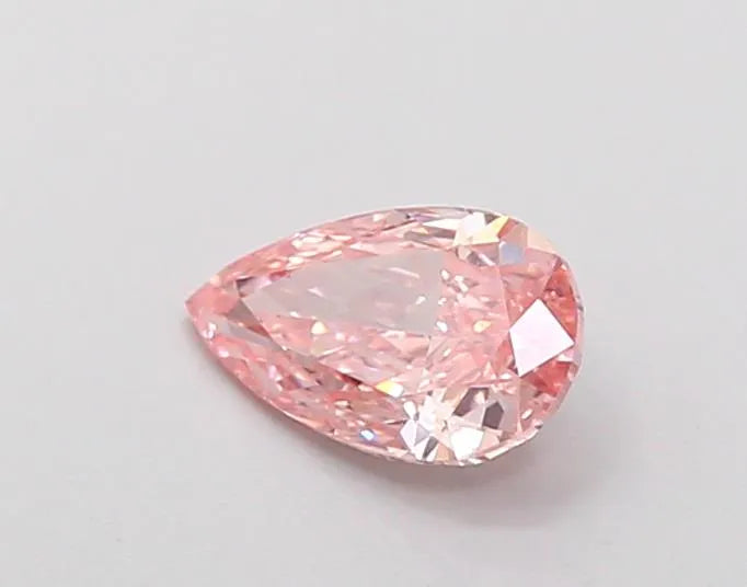 0.53ct Pear Lab Grown Diamond (Colour Fancy Intense Pink, Clarity VS2, IGI Certified)