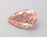 0.62ct Pear Lab Grown Diamond (Colour Fancy Pink Brown, Clarity VS1, IGI Certified)