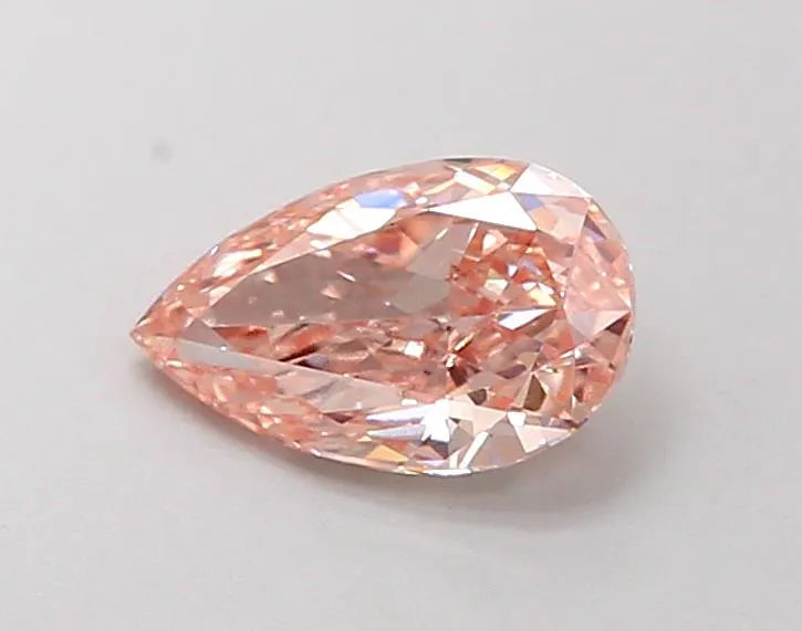 0.62ct Pear Lab Grown Diamond (Colour Fancy Pink Brown, Clarity VS1, IGI Certified)