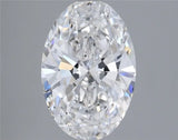 2.70ct Oval Lab Grown Diamond (Colour D, Clarity VS2, IGI Certified)