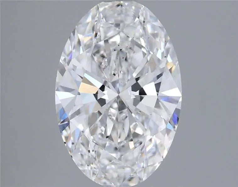 2.70ct Oval Lab Grown Diamond (Colour D, Clarity VS2, IGI Certified)