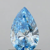 0.81ct Pear Lab Grown Diamond (Colour Fancy Vivid Blue, Clarity VS1, IGI Certified)
