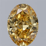1.73ct Oval Lab Grown Diamond (Colour Fancy Intense Yellow, Clarity VS1, IGI Certified)
