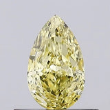 0.52ct Pear Lab Grown Diamond (Colour Fancy Intense Yellow, Clarity VS2, Cut GD, IGI Certified)
