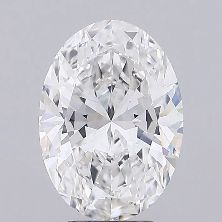 4.07ct Oval Lab Grown Diamond (Colour E, Clarity VVS2, IGI Certified)