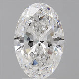 3.06ct Oval Lab Grown Diamond (Colour D, Clarity VS2, IGI Certified)