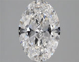 2.04ct Oval Lab Grown Diamond (Colour D, Clarity VVS2, IGI Certified)