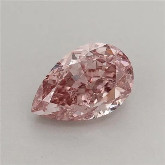 1.06ct Pear Lab Grown Diamond (Colour Fancy Intense Brown Pink, Clarity VVS2, IGI Certified)