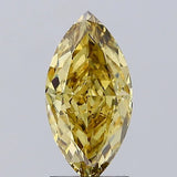 1.99ct Marquise Lab Grown Diamond (Colour Fancy Intense Brownish Yellow, Clarity VS2, IGI Certified)