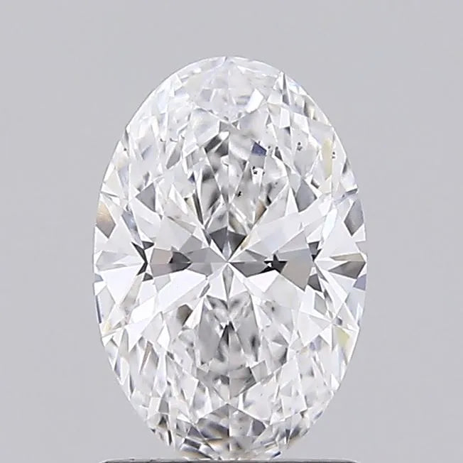 1.05ct Oval Lab Grown Diamond (Colour D, Clarity SI1, IGI Certified)
