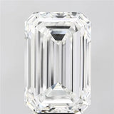 8.50ct Emerald Lab Grown Diamond (Colour F, Clarity VVS2, IGI Certified)