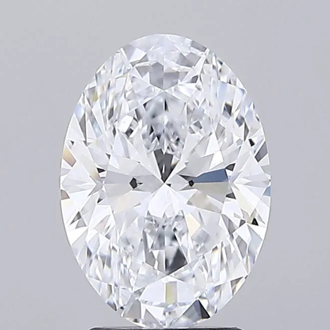 2.87ct Oval Lab Grown Diamond (Colour E, Clarity VVS1, IGI Certified)