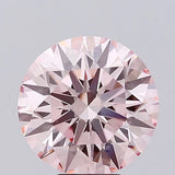 7.05ct Round Lab Grown Diamond (Colour Fancy Pink, Clarity VS1, Cut ID, IGI Certified)