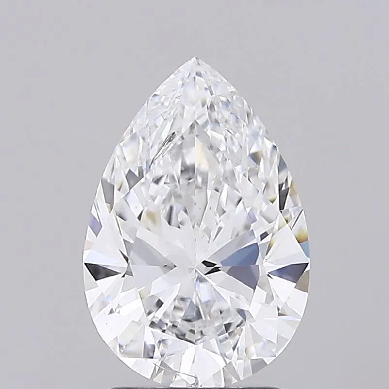 2.02ct Pear Lab Grown Diamond (Colour D, Clarity SI2, IGI Certified)