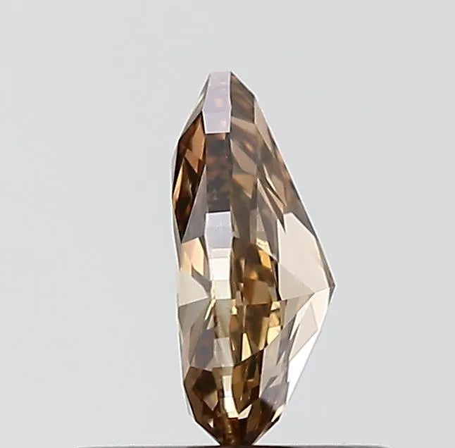 0.45ct Pear Natural Diamond (Colour Brown, Clarity VVS2, Cut VG, IGI Certified)