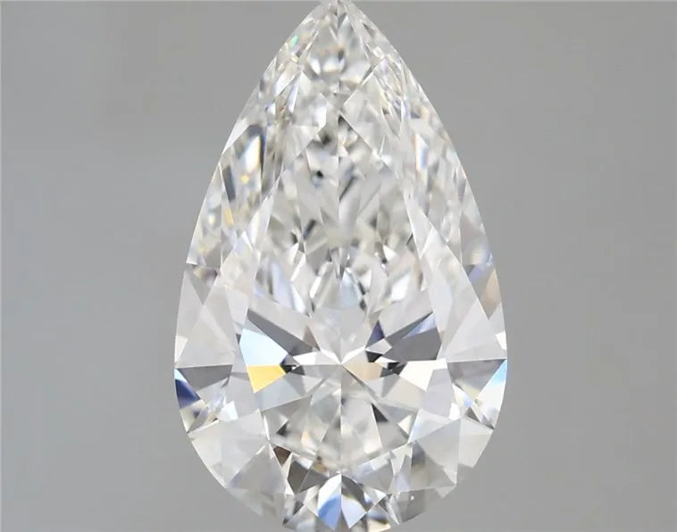 3.31ct Pear Lab Grown Diamond (Colour F, Clarity VVS2, IGI Certified)