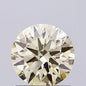 1.00ct Round Lab Grown Diamond (Colour Fancy Light Yellow, Clarity VS1, Cut EX, IGI Certified)