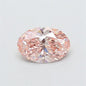 1.01ct Oval Lab Grown Diamond (Colour Fancy Pink, Clarity VS1, IGI Certified)