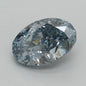 1.01ct Oval Lab Grown Diamond (Colour Fancy Vivid Blue, Clarity VS1, IGI Certified)