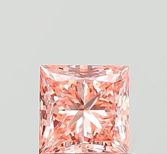 1.01ct Princess Lab Grown Diamond (Colour Faint Yellow, Clarity VS1, Cut GD, IGI Certified)