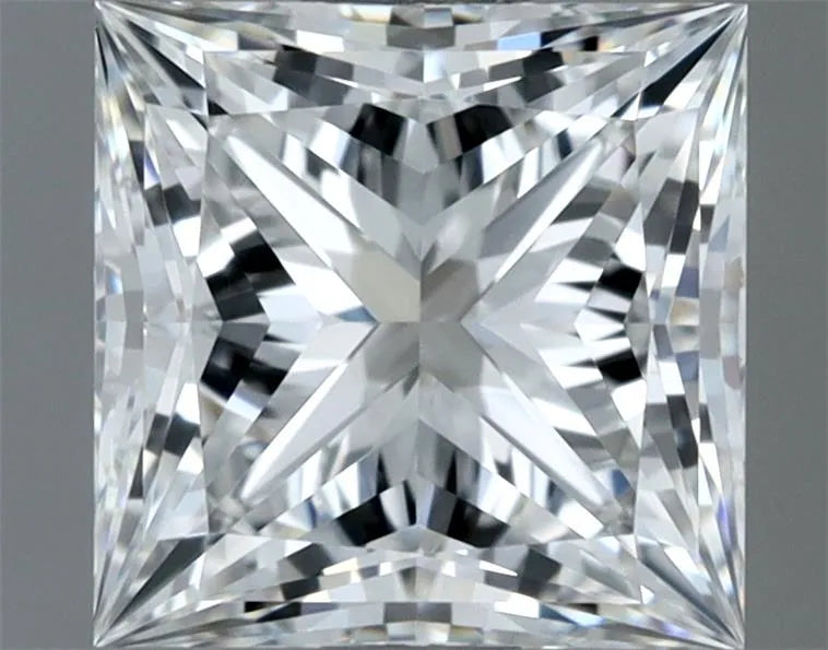 1.01ct Princess Natural Diamond (Colour F, Clarity VVS1, Cut EX, GIA Certified)
