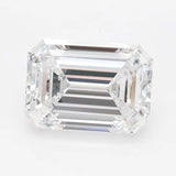 1.02ct Emerald Lab Grown Diamond (Colour D, Clarity IF, IGI Certified)