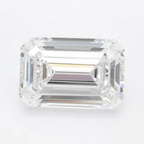 1.02ct Emerald Lab Grown Diamond (Colour D, Clarity IF, IGI Certified)