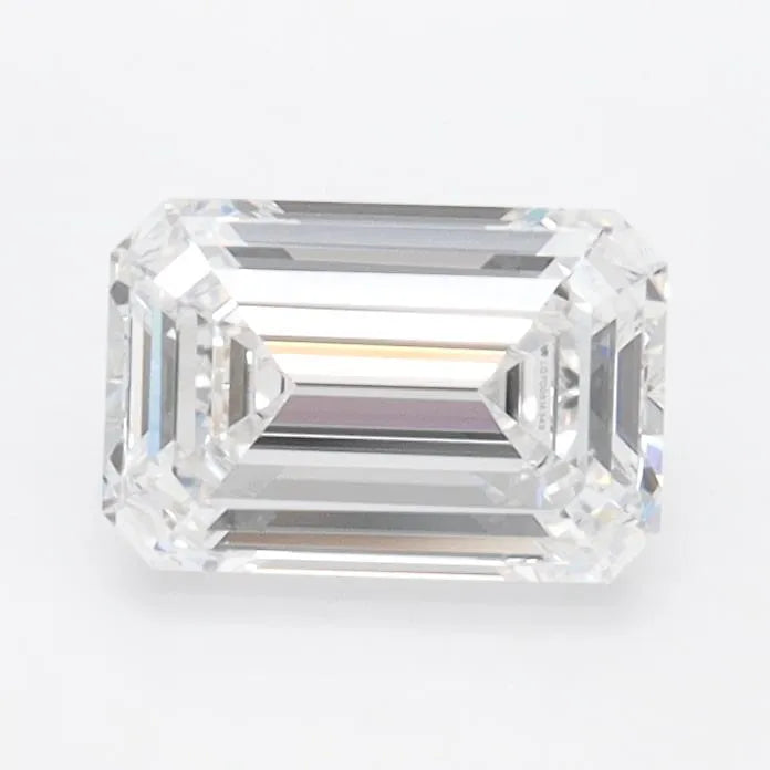 1.02ct Emerald Lab Grown Diamond (Colour D, Clarity IF, IGI Certified)