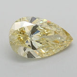 1.02ct Pear Lab Grown Diamond (Colour Fancy Intense Yellow, Clarity VS1, Cut VG, IGI Certified)