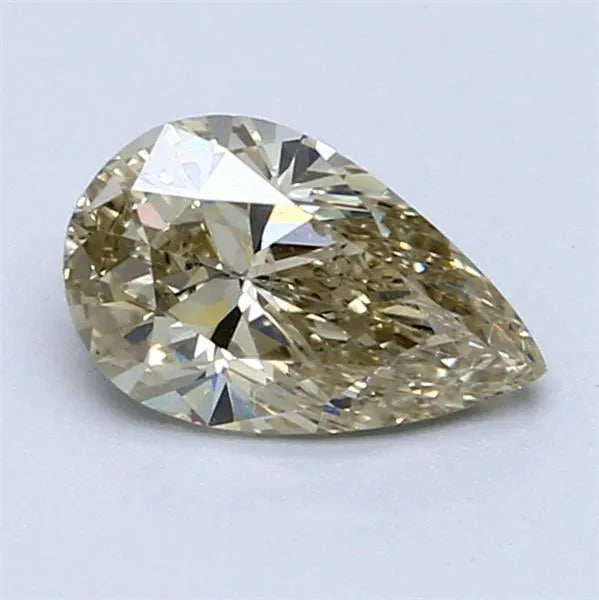 1.02ct Pear Natural Diamond (Colour Yellow, Clarity VS2, IGI Certified)