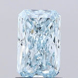 1.03ct Radiant Lab Grown Diamond (Colour Fancy Vivid Blue, Clarity VS1, IGI Certified)