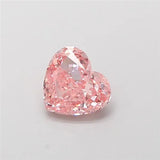 1.04ct Heart Lab Grown Diamond (Colour Fancy Vivid Pink, Clarity VVS1, IGI Certified)