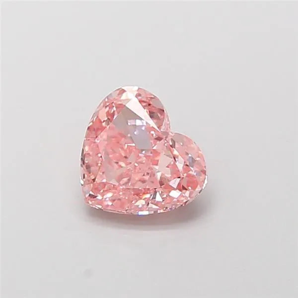 1.04ct Heart Lab Grown Diamond (Colour Fancy Vivid Pink, Clarity VVS1, IGI Certified)