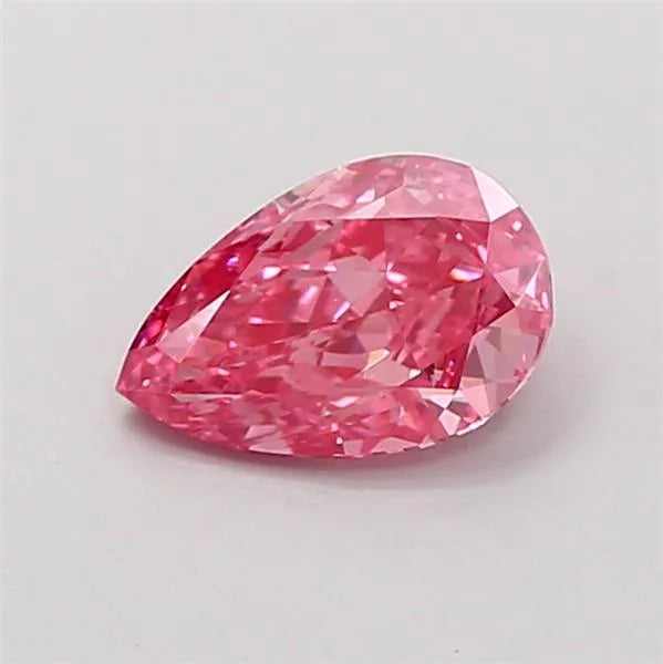 1.04ct Pear Lab Grown Diamond (Colour Fancy Vivid Pink, Clarity VS1, IGI Certified)