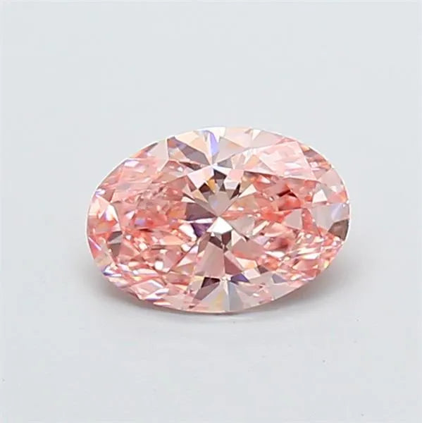 1.05ct Oval Lab Grown Diamond (Colour Fancy Vivid Pink, Clarity VS1, IGI Certified)